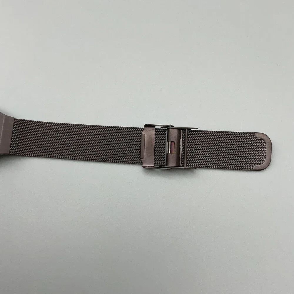 ToyWatch Womens Watch 28mm Brown Dial Mesh Stainless Steel New Battery